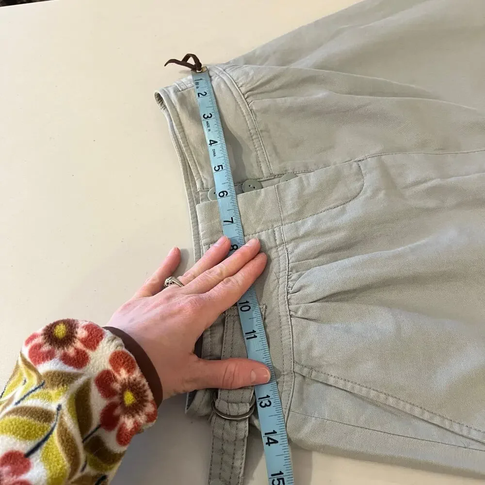 Anthropologie x Daughters of the Liberation Cotton Utility Mini Skirt Size Small